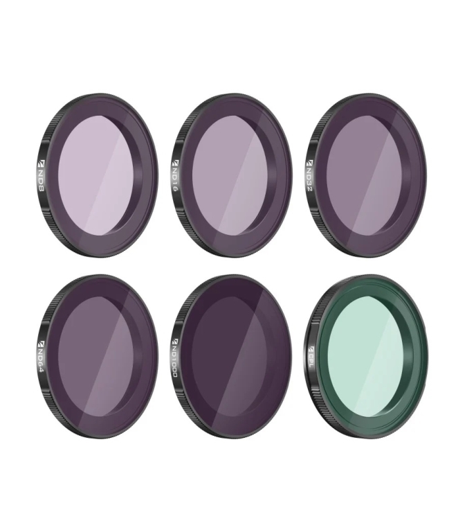 Freewell All Day- 6Pack filters for DJI Osmo Action 3/4/5P Pro
