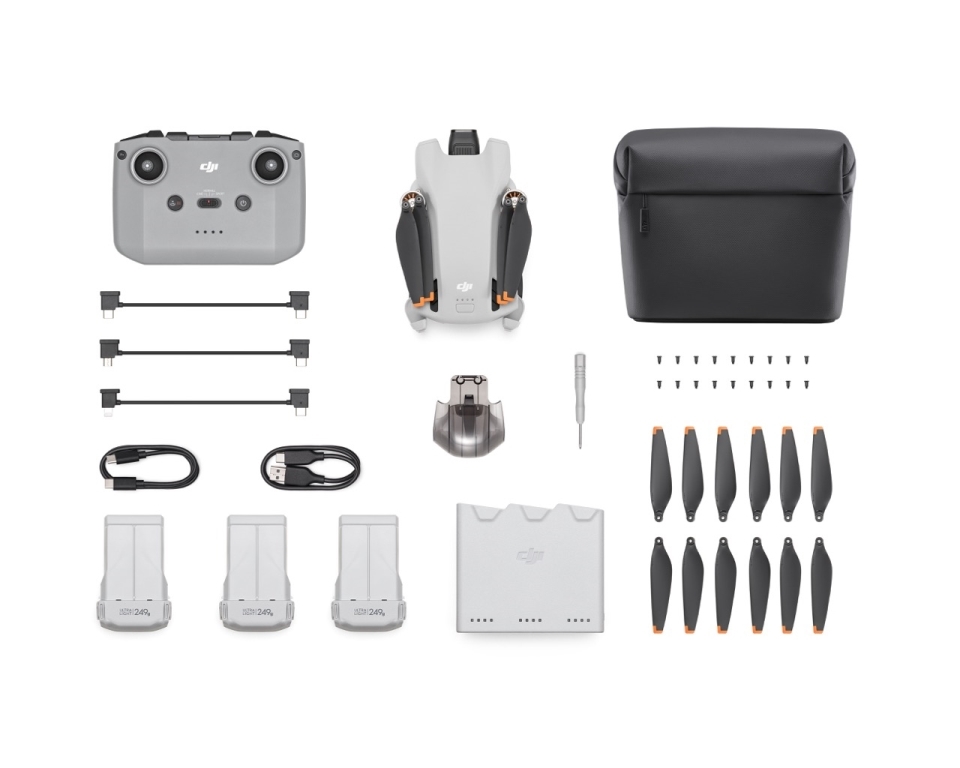 DJI Mini 3 Fly More Combo (RC-N1) + 50% rabatt på DJI Care
